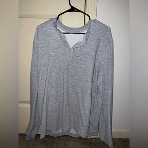 ALO Yoga Heather Gray Long Sleeve Top